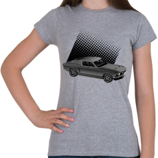 PRINTFASHION mustang - Női póló - Sport szürke