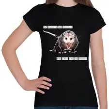 PRINTFASHION My anxiety is chronic... - Női póló - Fekete női póló