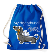 PRINTFASHION "My dachshund is a little ANGEL" - Sportzsák, Tornazsák - Bright royal kézitáska és bőrönd