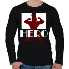 PRINTFASHION My Hero Academia - Férfi hosszú ujjú póló - Fekete férfi póló