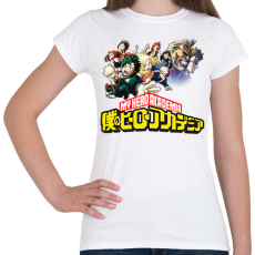 PRINTFASHION My hero academia - Női póló - Fehér