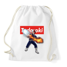 PRINTFASHION my hero academy todoroki - Sportzsák, Tornazsák - Fehér tornazsák