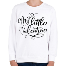 PRINTFASHION My Little Valentine - Gyerek pulóver - Fehér