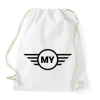 PRINTFASHION MY MINI - Sportzsák, Tornazsák - Fehér