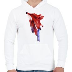 PRINTFASHION My only friend - Férfi kapucnis pulóver - Fehér