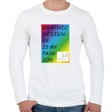 PRINTFASHION My passion - Férfi hosszú ujjú póló - Fehér