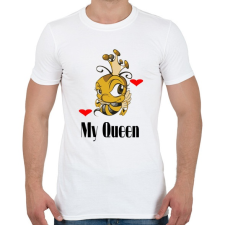 PRINTFASHION my queen - Férfi póló - Fehér férfi póló