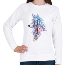 PRINTFASHION My roots - Női pulóver - Fehér női pulóver, kardigán
