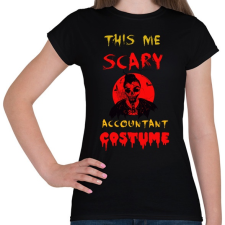 PRINTFASHION my scary costume - Női póló - Fekete női póló