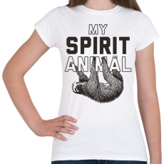 PRINTFASHION My spirit animal - Női póló - Fehér