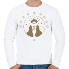 PRINTFASHION Mystic Girl - Férfi pulóver - Fehér női pulóver, kardigán