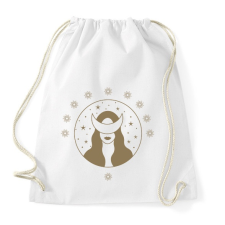 PRINTFASHION Mystic Girl - Sportzsák, Tornazsák - Fehér tornazsák