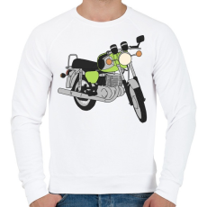 PRINTFASHION Mz - Férfi pulóver - Fehér