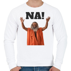 PRINTFASHION Na - Férfi pulóver - Fehér