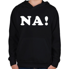 PRINTFASHION NA - Gyerek kapucnis pulóver - Fekete