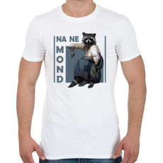 PRINTFASHION Na ne mond - Mosómedve - Férfi póló - Fehér