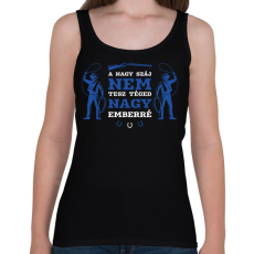 PRINTFASHION Nagy ember - Cowboy - Női atléta - Fekete