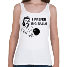 PRINTFASHION Nagy golyók - Női atléta - Fehér