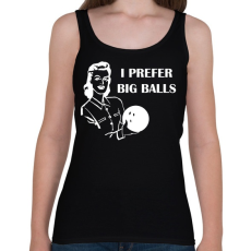 PRINTFASHION Nagy golyók - Női atléta - Fekete