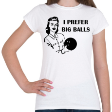 PRINTFASHION Nagy golyók - Női póló - Fehér