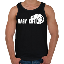 PRINTFASHION NAGY KIFLI - páros minta - Férfi atléta - Fekete atléta, trikó