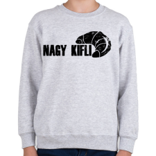 PRINTFASHION Nagy Kifli - páros minta - Gyerek pulóver - Sport szürke gyerek pulóver, kardigán