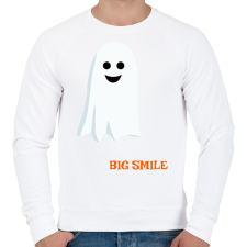 PRINTFASHION Nagy mosoly... - Férfi pulóver - Fehér férfi pulóver, kardigán
