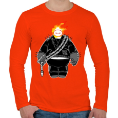 PRINTFASHION Nagy szellem - Férfi hosszú ujjú póló - Narancs