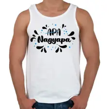 PRINTFASHION Nagyapa lettem - Férfi atléta - Fehér atléta, trikó