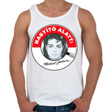 PRINTFASHION Nagyító alatt MJ 1 - Férfi atléta - Fehér atléta, trikó