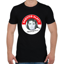 PRINTFASHION Nagyító alatt MJ 1 - Férfi póló - Fekete férfi póló