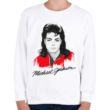 PRINTFASHION Nagyító alatt MJ 4 - Gyerek pulóver - Fehér gyerek pulóver, kardigán