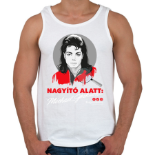 PRINTFASHION Nagyító alatt MJ 7 - Férfi atléta - Fehér atléta, trikó