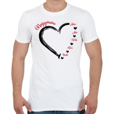 PRINTFASHION Nagymama és unokák - Férfi póló - Fehér