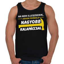 PRINTFASHION Nagyobb kalapáccsal - Férfi atléta - Fekete atléta, trikó