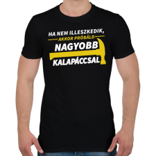 PRINTFASHION Nagyobb kalapáccsal - Férfi póló - Fekete férfi póló