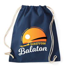 PRINTFASHION Nagyon Balaton - Sportzsák, Tornazsák - Sötétkék tornazsák