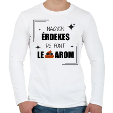PRINTFASHION Nagyon érdekes - Férfi hosszú ujjú póló - Fehér férfi póló