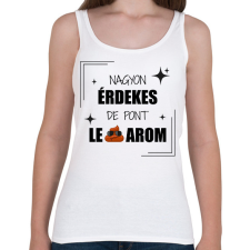 PRINTFASHION Nagyon érdekes - Női atléta - Fehér női trikó