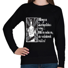 PRINTFASHION nagyon szimpatikus vagy...w - Női pulóver - Fekete