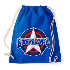 PRINTFASHION NAGYPAPA - Sportzsák, Tornazsák - Bright royal tornazsák