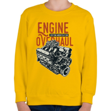 PRINTFASHION Nagyszervíz - Gyerek pulóver - Sárga