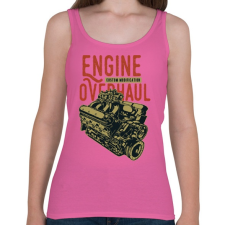 PRINTFASHION Nagyszervíz - Női atléta - Rózsaszín női trikó