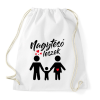 PRINTFASHION Nagytesó leszek - Sportzsák, Tornazsák - Fehér