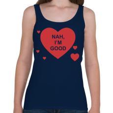 PRINTFASHION Nah I'm good - Női atléta - Sötétkék