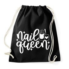 PRINTFASHION Nail Queen - Sportzsák, Tornazsák - Fekete tornazsák