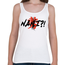 PRINTFASHION Nani?! - Női atléta - Fehér női trikó