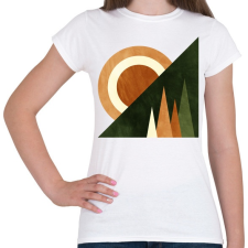 PRINTFASHION Naplemente 2 - Női póló - Fehér női póló