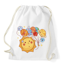 PRINTFASHION Naprendszer - Sportzsák, Tornazsák - Fehér tornazsák