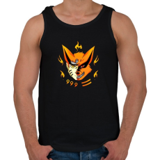 PRINTFASHION Naruto and Kurama - Férfi atléta - Fekete